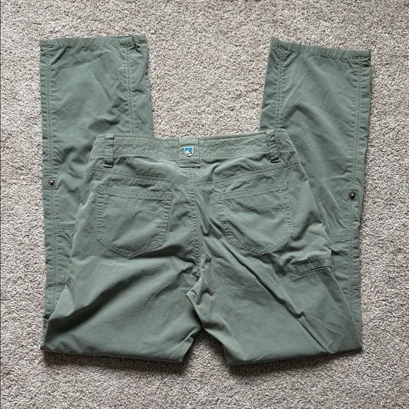 KÜHL Women's Green Trekr™ Capri Pants Hiking Outdoor Gorpcore size 6 - Picture 2 of 16